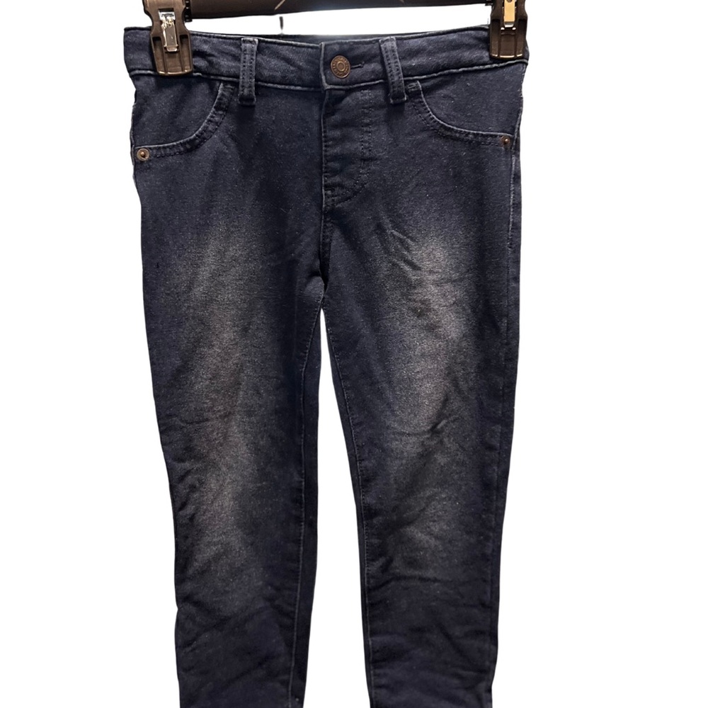 Cat and Jack Girl Blue Dark Wash Skinny Flex Jeggings  Sz M 7/8